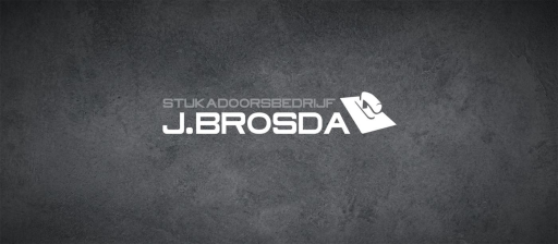 Het logo van Stukadoorsbedrijf J.Brosda, uw stukadoor voor in Hengelo